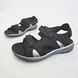 SAS Embark Walking Black Sandals 11.5W Comfort Gorpcore